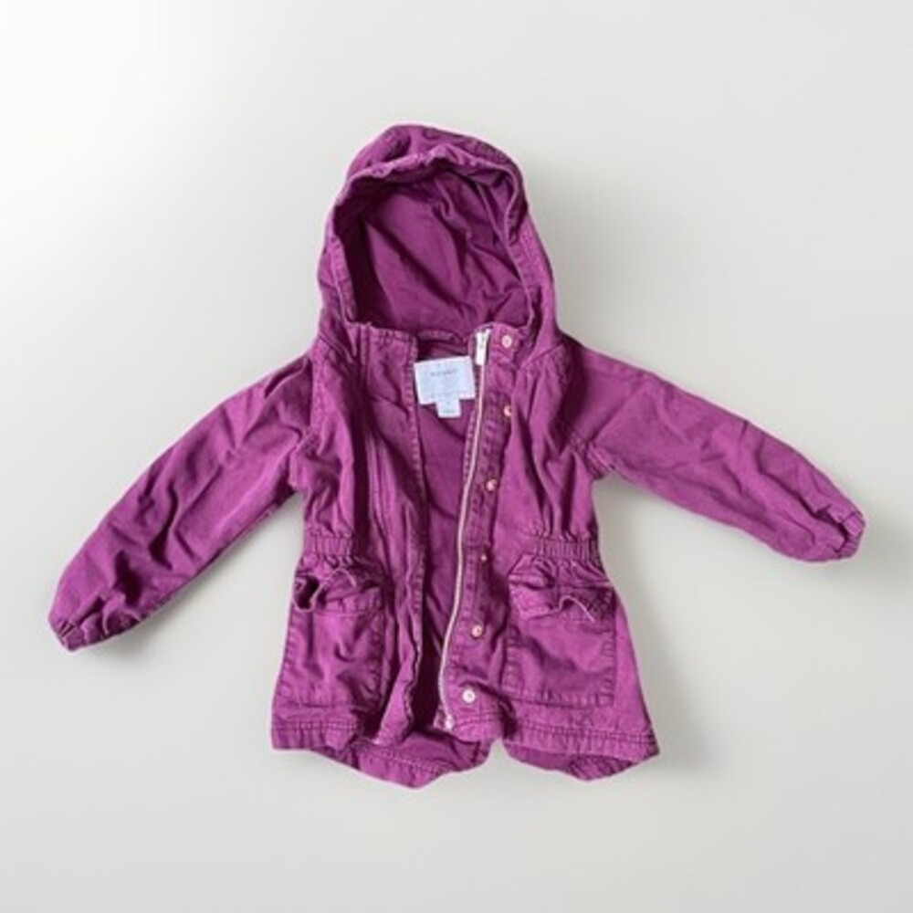 Old Navy Hooded Girls Jacket Size 3T Maroon